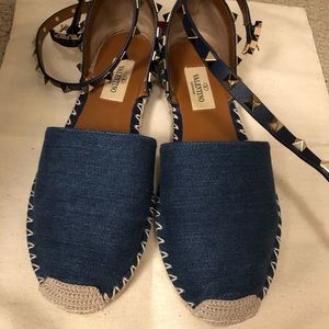 Valentino Rockstud Espadrilles